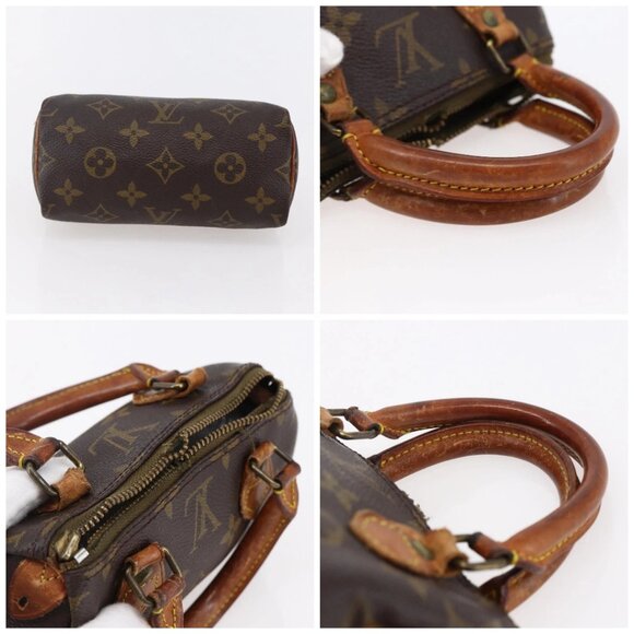 LOUIS VUITTON Monogram Mini Speedy Hand Bag M41534 LV Auth 149097 - Picture 15 of 16